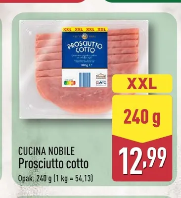 Prosciutto cotto Cucina Nobile promocja w Aldi