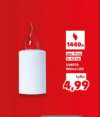 Wkład LED Subito promocja w Kaufland