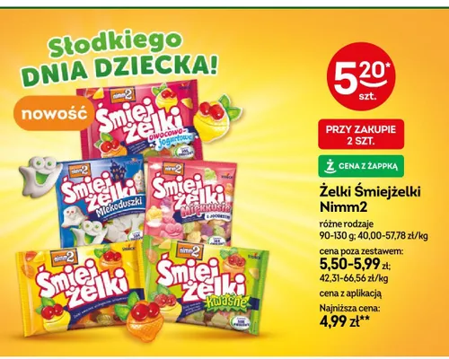Żelki Śmiejżelki Nimm2 Mlekoduszki promocja w Żabka