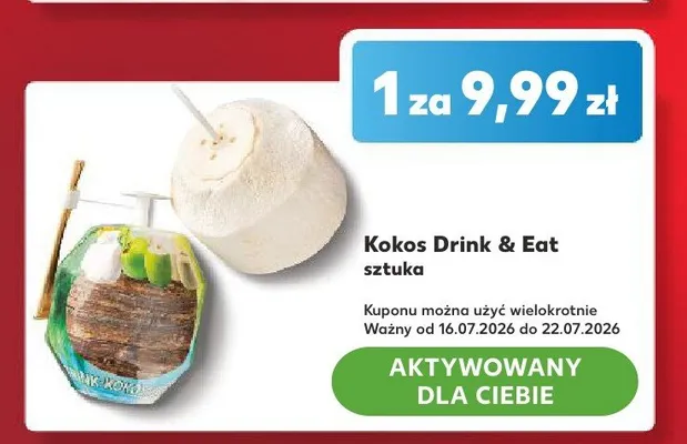 Kokos Drink & Eat promocja w Kaufland