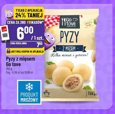Pyzy z mięsem Go tove promocja w POLOmarket