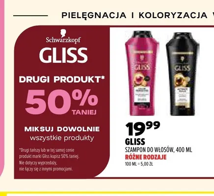 Szampon do włosów Schwarzkopf Gliss Color Protect promocja w Drogerie Natura