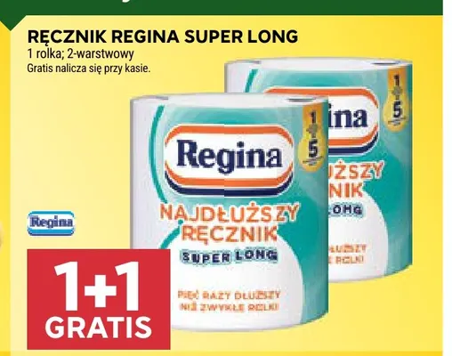 Ręcznik Regina Super Long promocja w Stokrotka