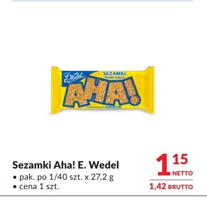 Sezamki Aha! promocja w Makro