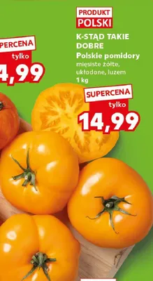 Polskie pomidory mięsiste żółte K-Stąd Takie Dobre promocja w Kaufland