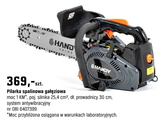 Pilarka spalinowa gałęziowa promocja w OBI