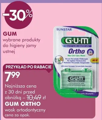 Wosk ortodontyczny GUM ORTHO wosk ortodontyczny promocja w Makro