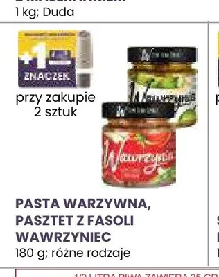 Pasta warzywna Wawrzyniec promocja w Stokrotka