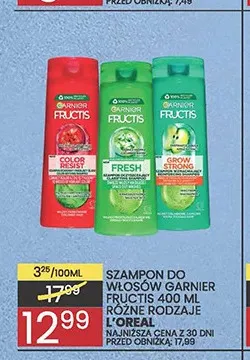 Szampon do włosów Garnier Fructis promocja w Wafelek