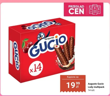 Lody multipack Augusto Gucio promocja w Dino