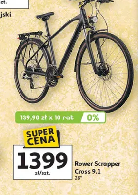 Rower Scrapper Cross 9.1 promocja w Auchan
