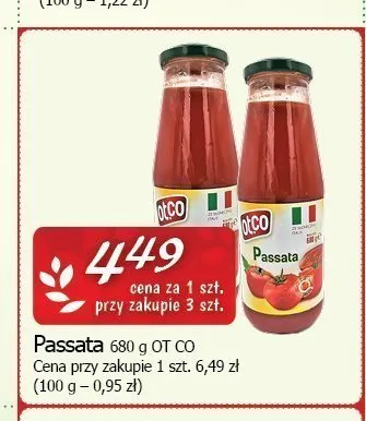 Passata Ot Co promocja w CEZAR Delikatesy