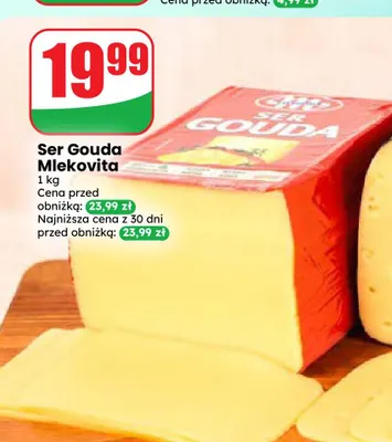 Ser gouda Mlekovita promocja w Dino