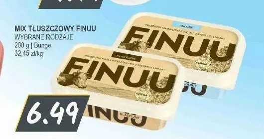 Mix tłuszczowy Finuu klasyczne promocja w Słoneczko