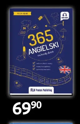 Książka 365 Angielski na każdy dzień Preston Publishing promocja w Empik