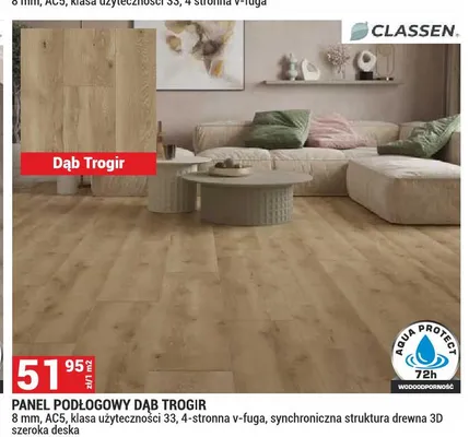 Panel podłogowy CLASSEN Dąb Trogir promocja w Merkury Market