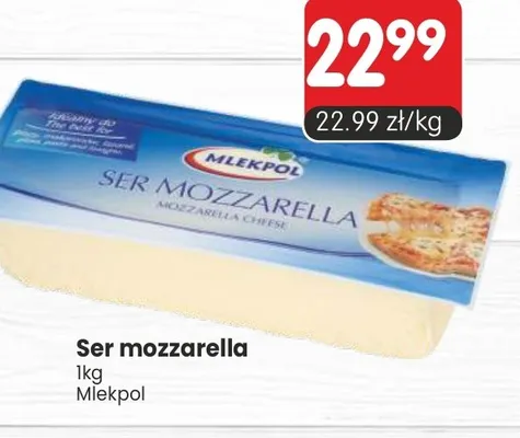 Ser mozzarella promocja w Market Point