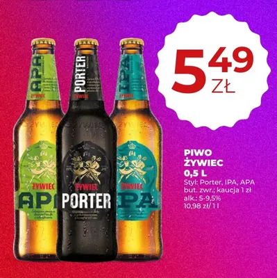 Piwo Żywiec APA promocja w Duży Ben