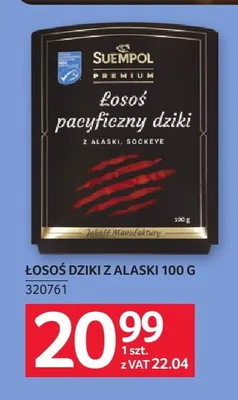 Łosoś dziki z Alaski Suempol promocja w Selgros