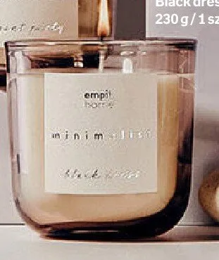Świeca Minimalist Black dress promocja w Empik