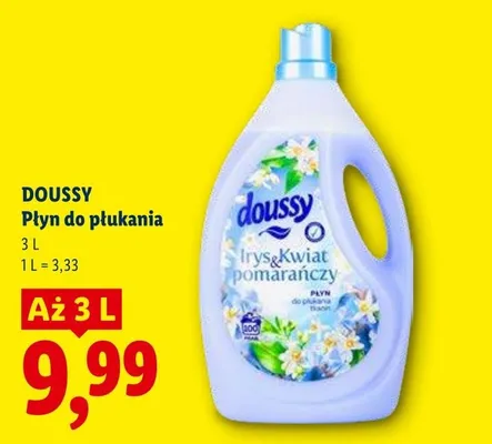Płyn do płukania DOUSSY Irys & Kwiat pomarańczy promocja w Lidl