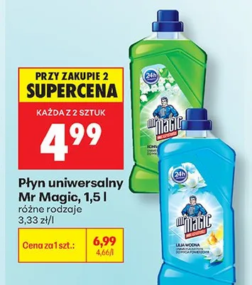 Płyn uniwersalny Mr Magic promocja w Biedronka