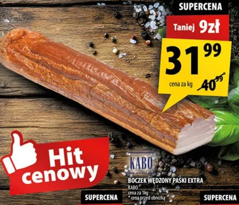 Boczek wędzony pąski extra promocja w Arhelan