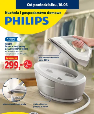 Żelazko ze stacją parową Series PSG2000/80 promocja w Lidl
