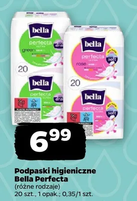 Podpaski higieniczne Bella Perfecta (różne rodzaje) promocja w Netto