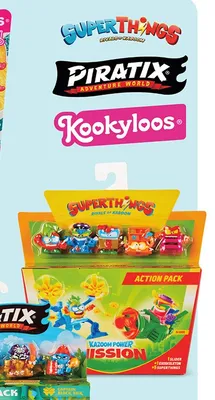 Zestaw SuperThings, Piratix lub Kookyloos, różne rodzaje promocja w Biedronka