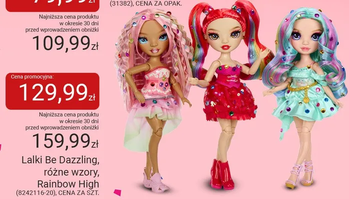 Lalka Be Dazzling Rainbow High promocja w Smyk