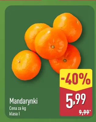 Mandarynki promocja w Aldi