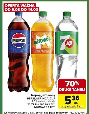 Napój gazowany 7up promocja w Carrefour Express