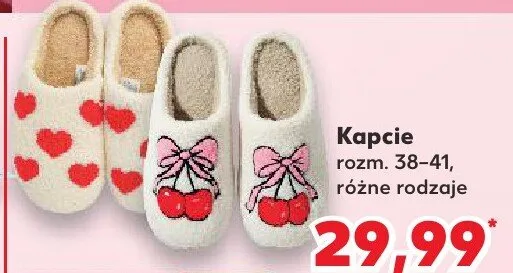 Kapcie rozm. 38-41, różne rodzaje promocja w Kaufland