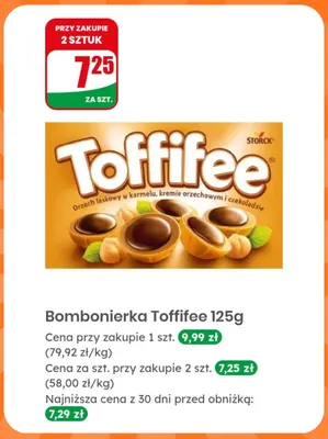 Bombonierka Toffifee promocja w Dino