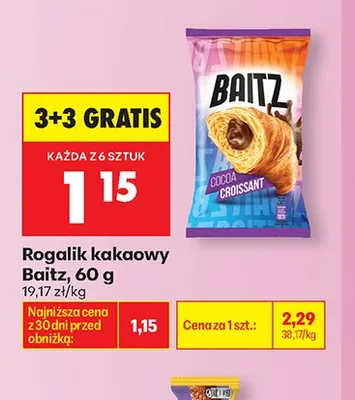 Rogalik kakaowy Baitz promocja w Biedronka