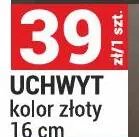 Uchwyt kolor złoty 16cm seria Merkado kolor biały promocja w Merkury Market