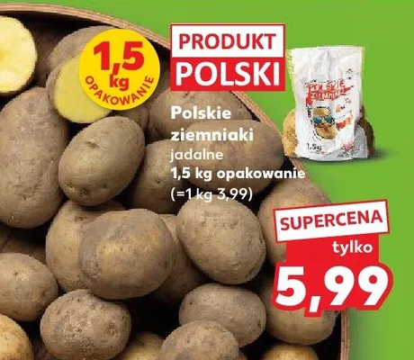 Polskie ziemniaki jadalne promocja w Kaufland
