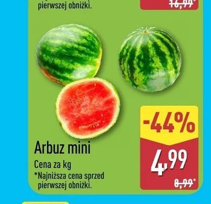 Arbuz mini promocja w Aldi