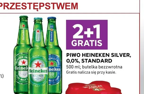 Piwo bezalkoholowe Heineken promocja w Stokrotka