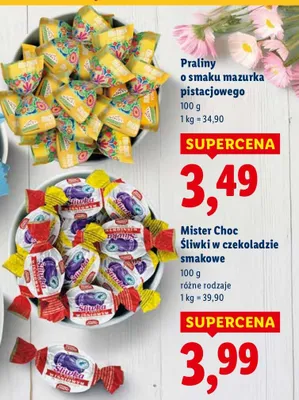 Praliny o smaku mazurka pistacjowego promocja w Lidl