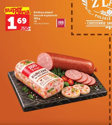 Kiełbasa piwna JBB promocja w TOPAZ
