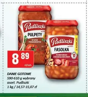 Danie gotowe fasolka po bretońsku z kiełbasą i boczkiem Pudliszki promocja w Chorten