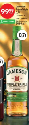 Whisky Jameson Triple promocja w Żabka