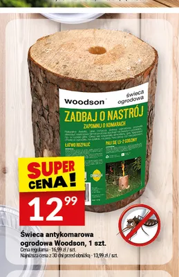 Świeca antykomarowa ogrodowa Woodson promocja w Twój Market