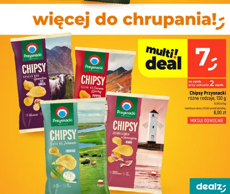 Chipsy Przysnacki Spacer pod Giewontem Ser Górski promocja w Dealz