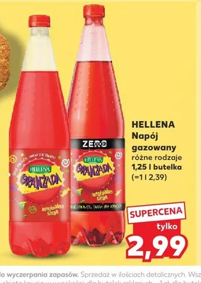 Napój gazowany Oranżada oryginalny smak Hellena promocja w Kaufland