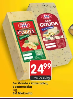 Ser gouda z kozieradką Mlekovita promocja w Market Point