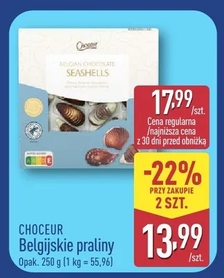 Belgijskie praliny Choceur promocja w Aldi