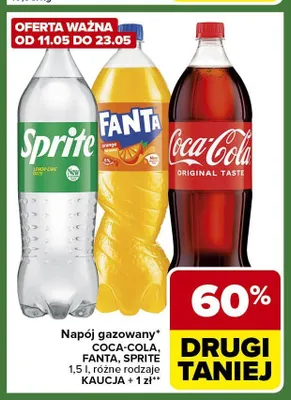 Napój gazowany Sprite promocja w Carrefour Express